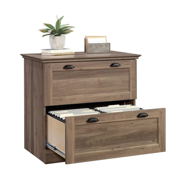 sauder salt oak file cabinet