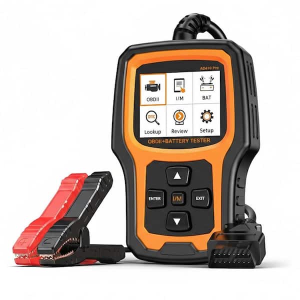 AC/DC Digital OBD2 Diagnostic Test Meter AD410 PRO Engine Code Reader Battery Analyzer 1 Piece