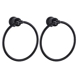2PCS Wall Mounted Towel Ring in Oil Rubbed Bronze