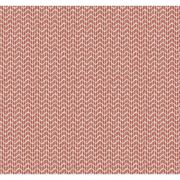 York Wallcoverings Limonaia Wave Red Spray and Stick Roll (Covers 60.75 sq. ft.)
