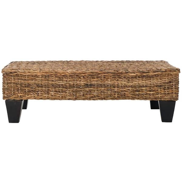 SAFAVIEH Leary Brown Entryway Bench