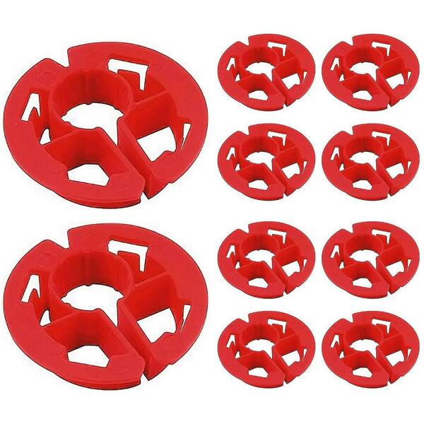 The Plumber's Choice 3/4 in. Metal Stud Insulator for Piping, Wiring, Cable, Running Through Beam; PEX Copper Cushion; Polyethylene (10-Pack)