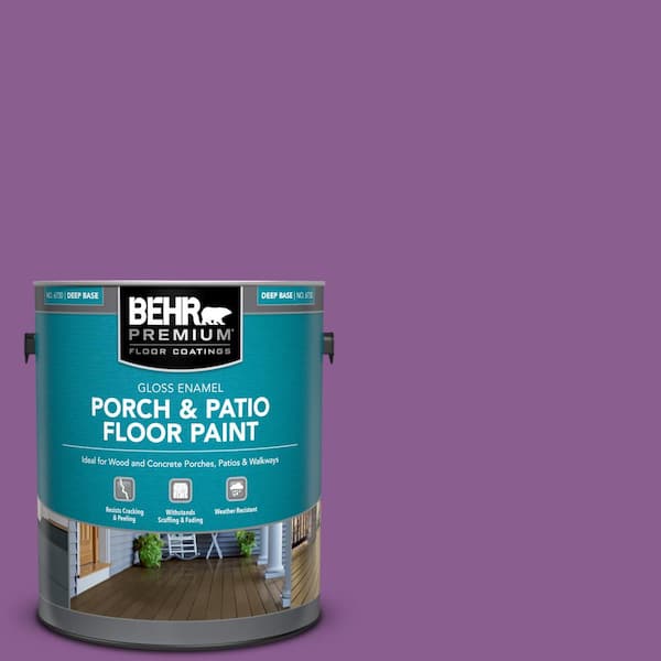 1 gal. #P100-6 Chakra Gloss Enamel Interior/Exterior Porch and Patio Floor Paint