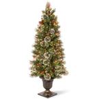 National Tree Company 5 ft. Wintry Pine Entrance Artificial Christmas ...