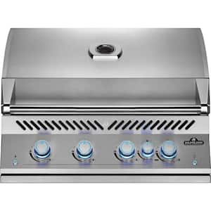 Built-In 700 Series 32" Grill with Infrared Rear Burner Natural Gas, 5 Burners, Stainless Steel