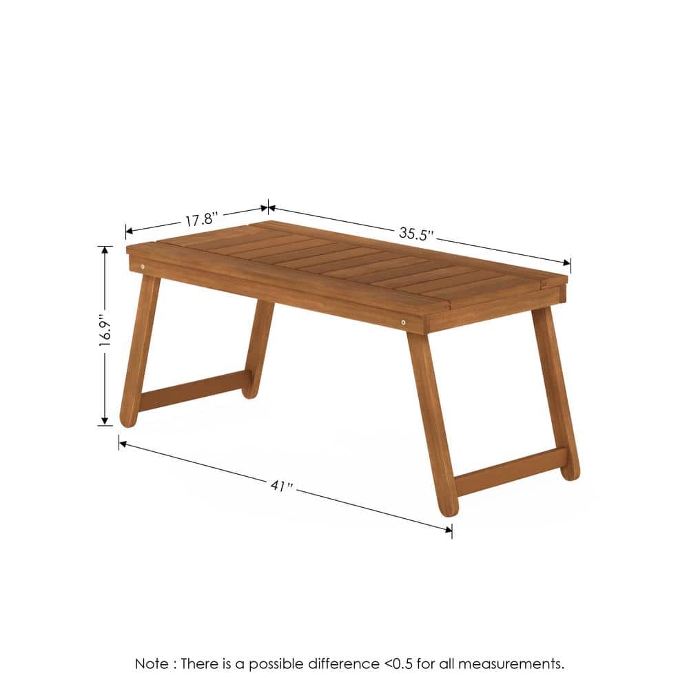 Tioman Dark Red Meranti Outdoor Folding Coffee Table