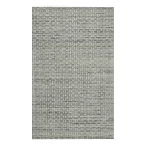 Houston 8 ft. X 10 ft. Gray Geometric Area Rug