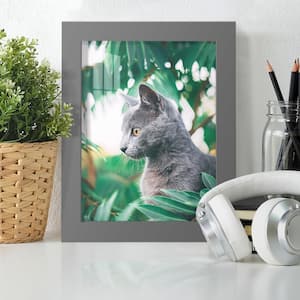 Modern 6 in. x 8 in. Grey Picture Frame (Set of 2)