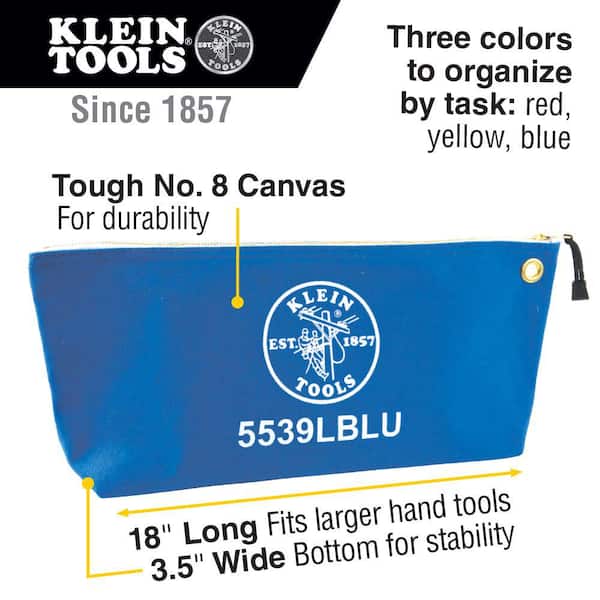 No. 10 Canvas Zipper Bag by Klein Tools at Fleet Farm