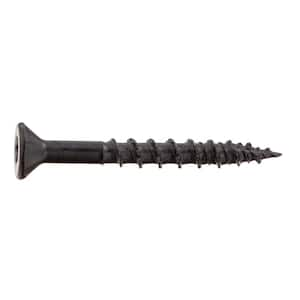 #8 x 1-1/2 in. Black 6-Lobe Drive Exterior Flat Head Multi-Material Screw 3 lbs.-Box (490-Piece)