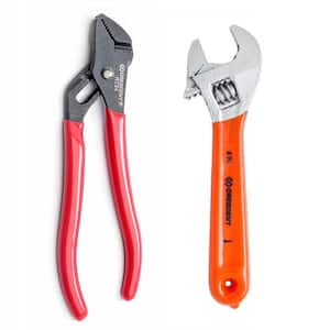 Mini Plier and Adjustable Wrench Set (2-Piece)