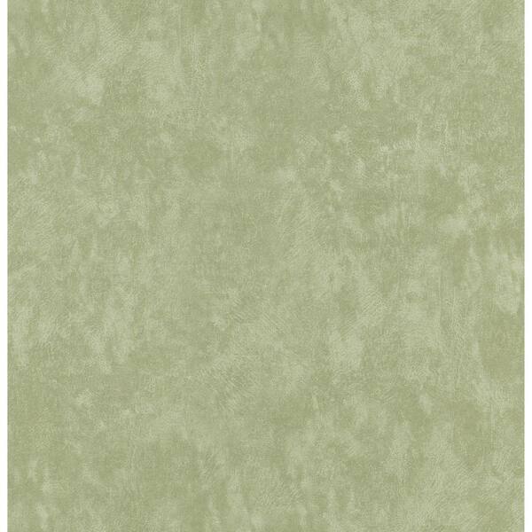 Brewster Northwoods Lodge Green Leather Textured Wallpaper Sample
