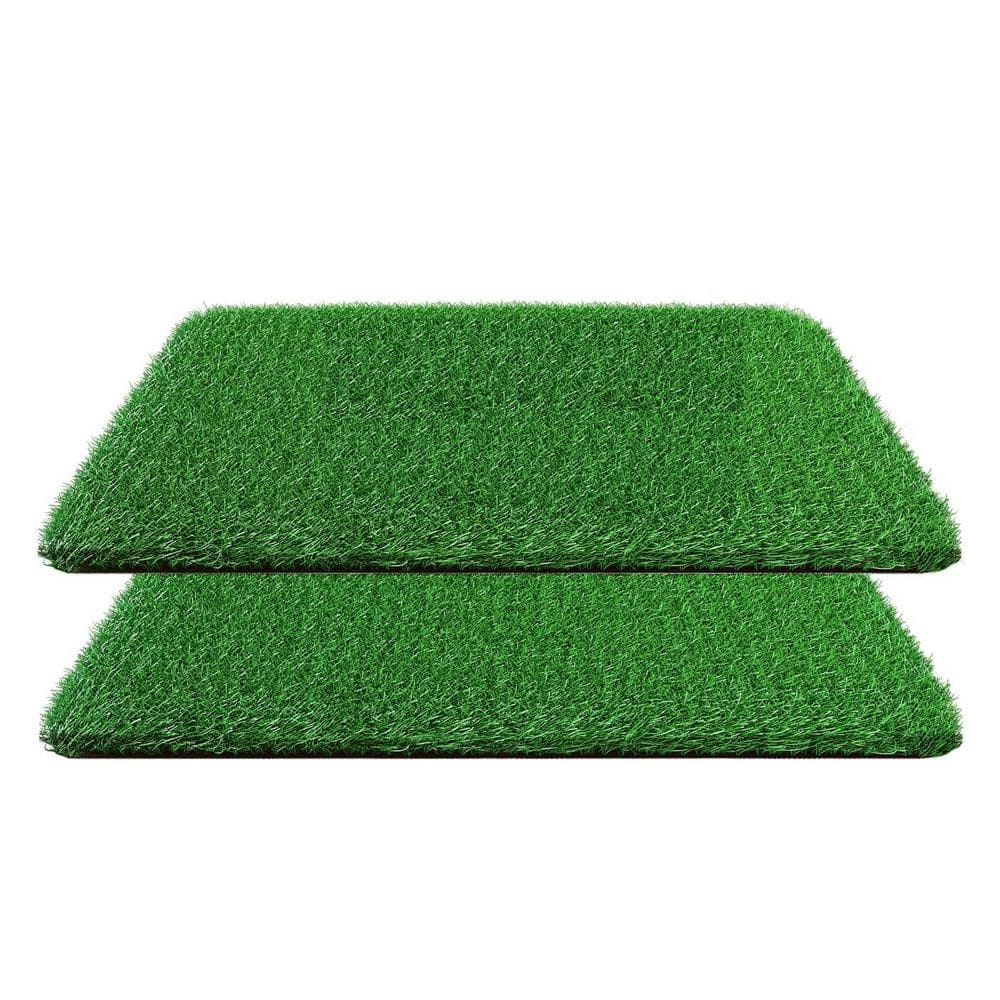 Afoxsos 14 x 18 in. Fake Grass Turf for Dogs, Artificial Grass Pee Pad