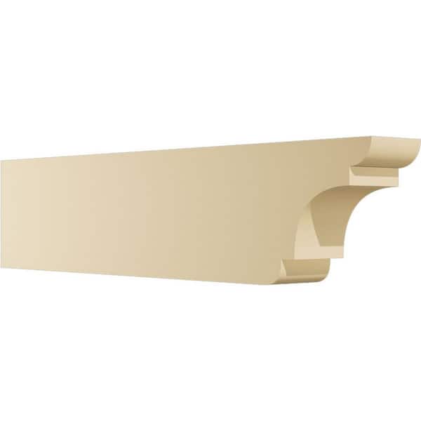 Ekena Millwork Standard New Brighton 4 in. W x 8 in. H x 36 in. D Signature Urethane Rafter Tail Outlooker