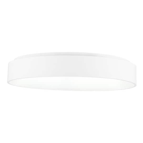 CWI Lighting Arenal 36-Watt White Integrated LED Ceiling Flushmount
