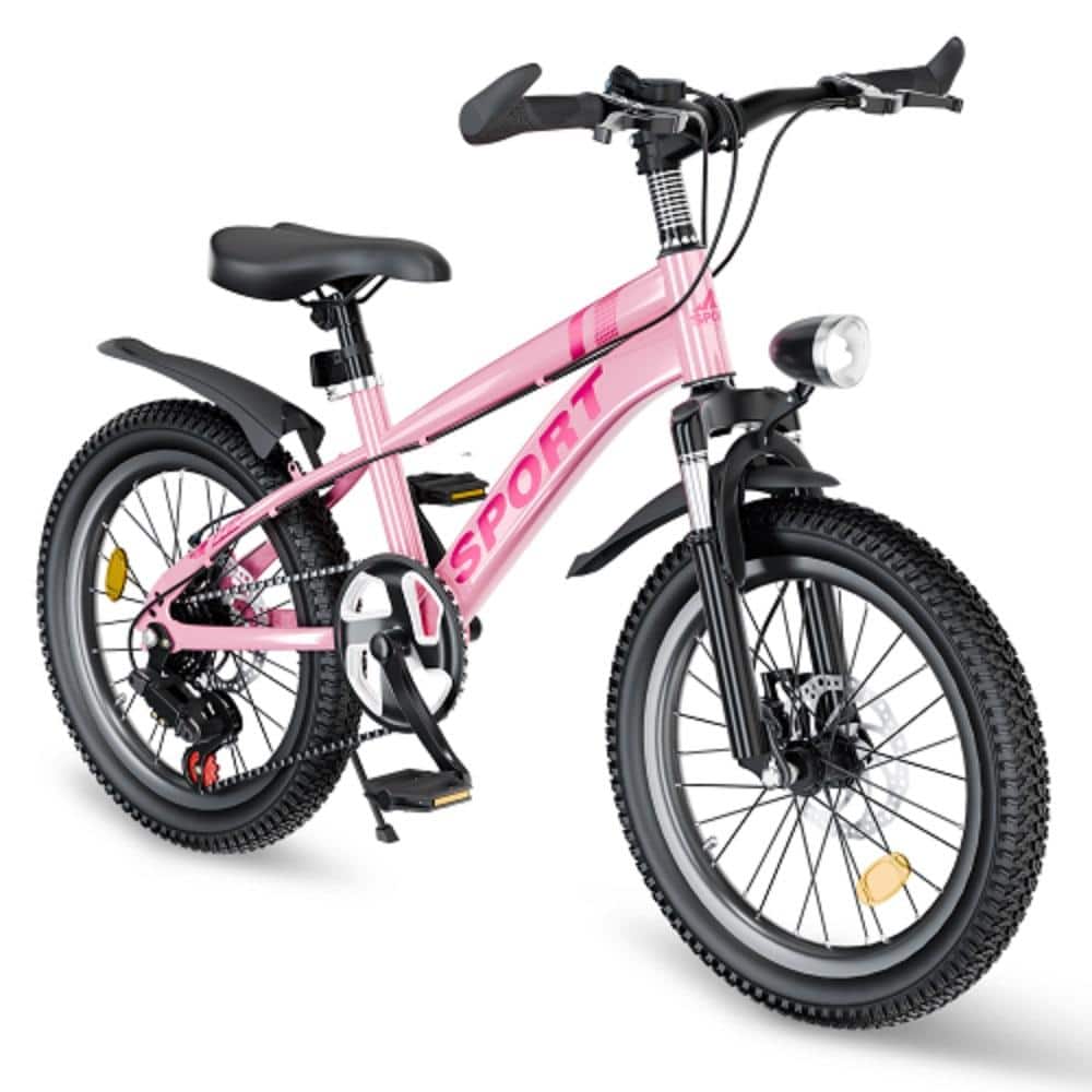 19.69 in. Kids Mountain Bike, 7-Speed Gears, Dual Disc Brakes, Shock Absorber Front Fork price history on PriceWatchPro