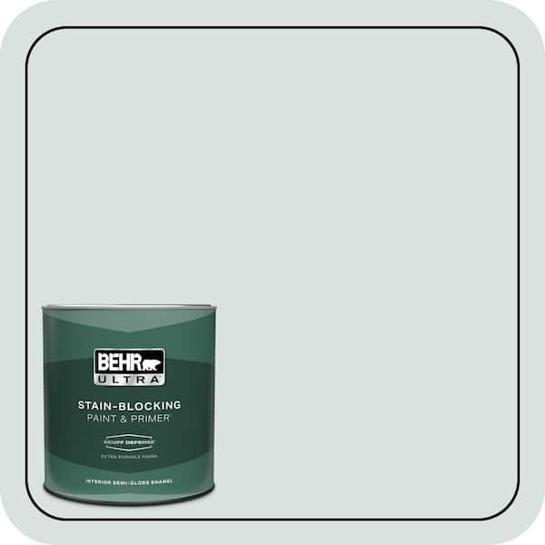 BEHR ULTRA 1 qt. #N440-1 Streetwise Extra Durable Semi-Gloss Enamel Interior Paint & Primer