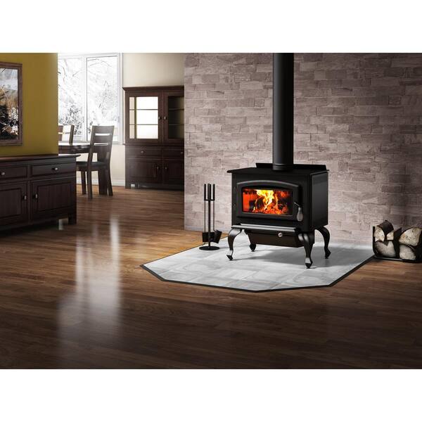 Drolet Columbia 26 in. 1600 sq. ft. EPA Certified Wood-Burning Stove