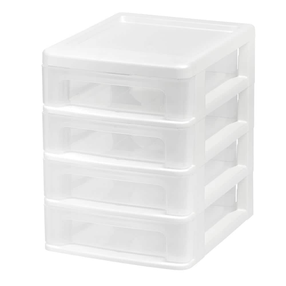 4 Drawer Compact Desktop System in White, Storage Tote price history on PriceWatchPro