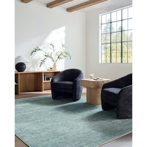 Galey Alix x Livabliss Maria Elena II Slate 2 ft. 7 in. x 7 ft. 3 in. Vintage Medallion Area Rug