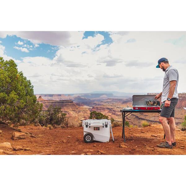 RovR RollR 60 qt. Wheeled Hard Cooler with Tow Handle (POWDER) R