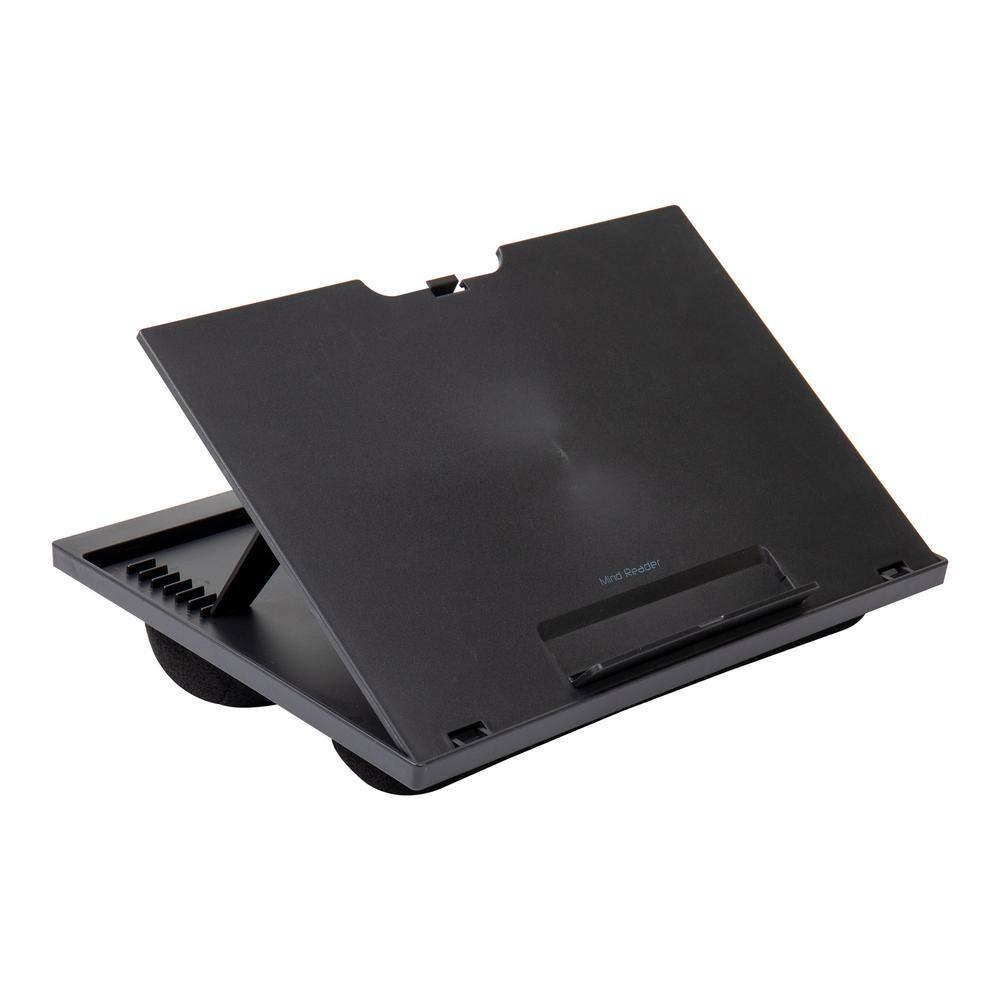 14.75 in. L x 11 in. W x 7.3 in. H Collapsible Lap Desk Laptop Stand Bed Tray Plastic, Black price history on PriceWatchPro