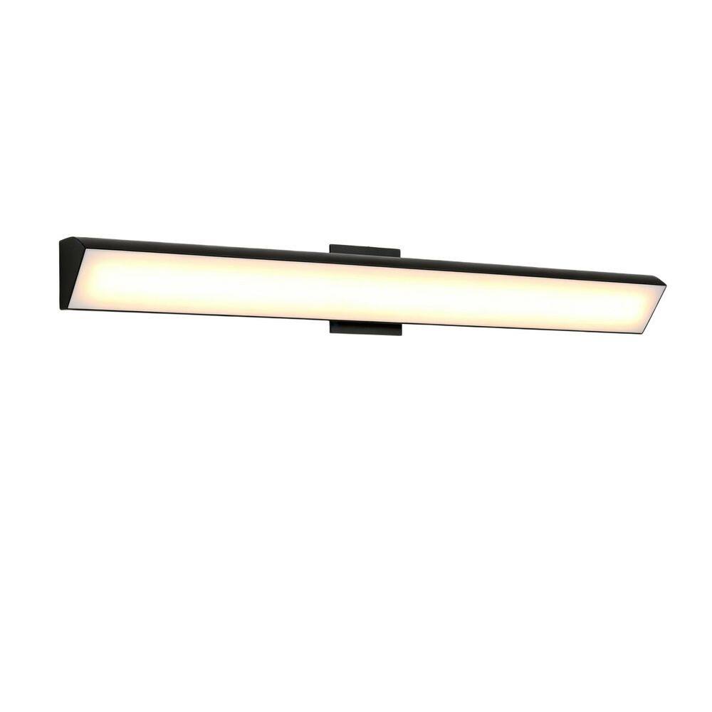 Robert 35.4 in. Linear Modern Black Long Strip Integrated LED Outdoor Wall Light Waterproof Linear Wall Sconce price history on PriceWatchPro
