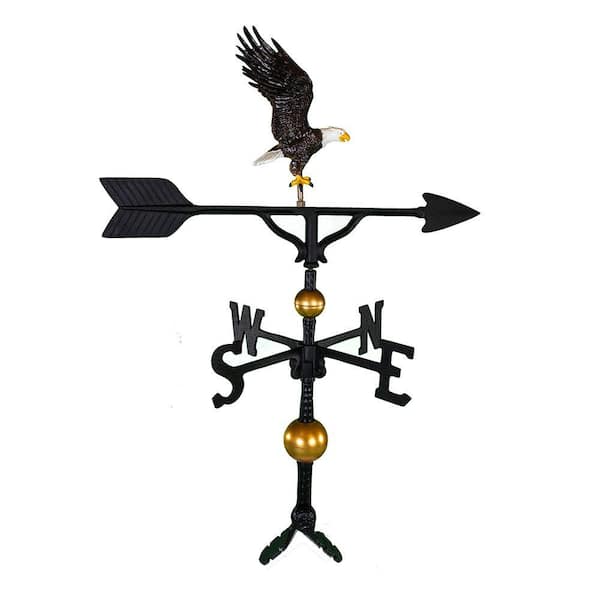 Montague Metal Products 32-Inch Weathervane with Color Bear Ornament