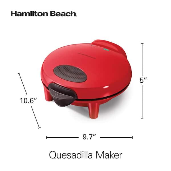 Reviews for Hamilton Beach 6-Wedge 900 W Red Quesadilla Maker