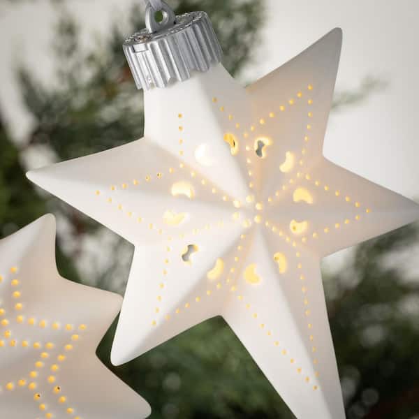 SULLIVANS 19.75 in. and 16 in. Lighted Outdoor Gold Stars Christmas Yard  Decor - Set of 2 PN3975 - The Home Depot