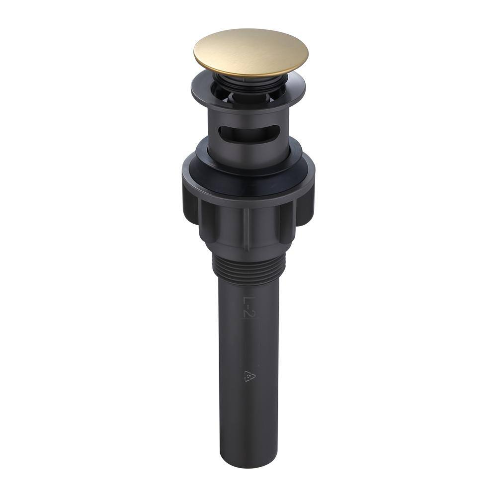 Pop-Up Drain Assembly Stopper with Overflow in Gold price history on PriceWatchPro