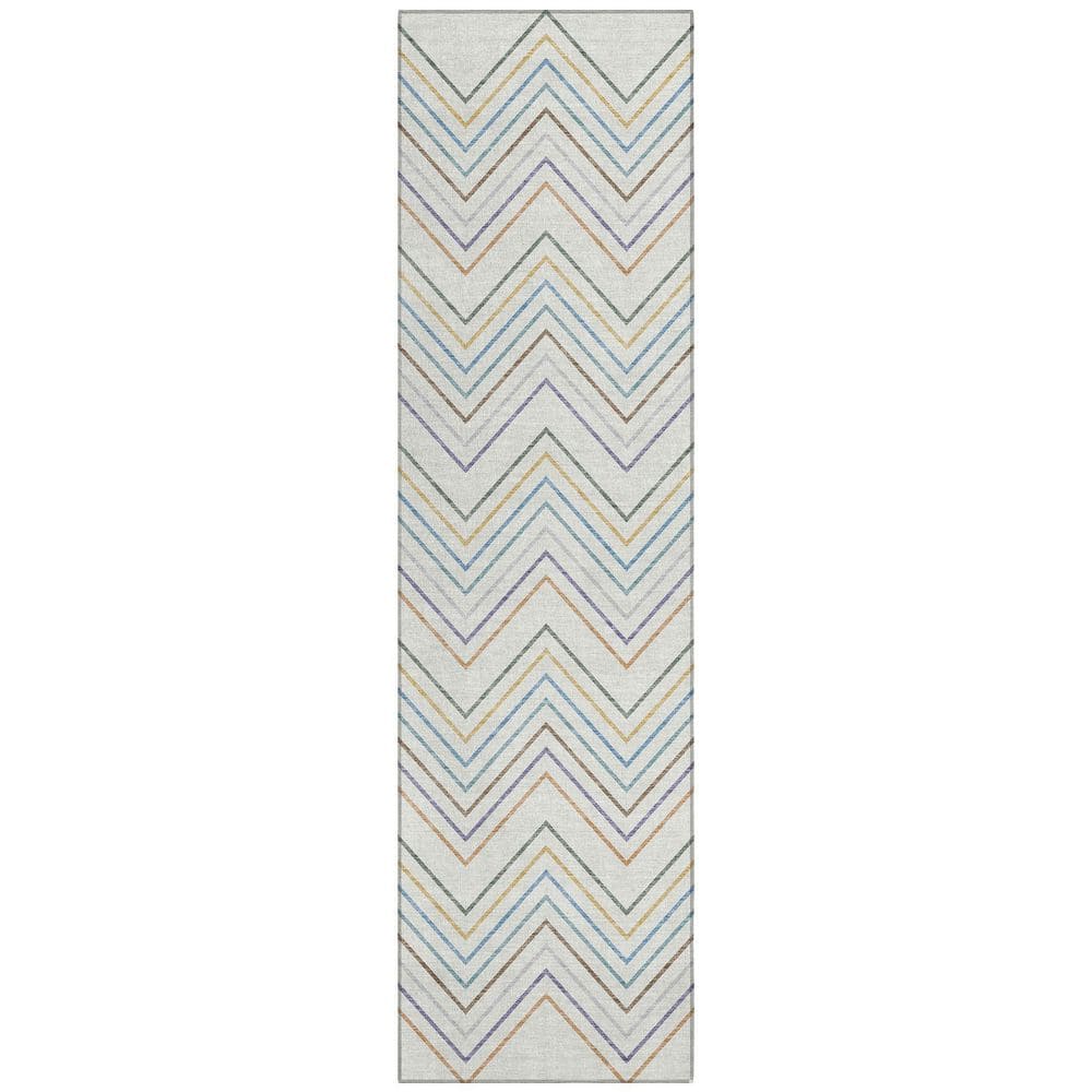 Chantille Machine Washable Indoor/Outdoor Abstract ACN2392 Seaside 2 ft. x 7 ft. Runner Rug price history on PriceWatchPro