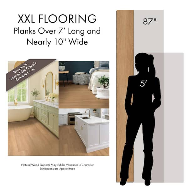 Seacrest Watchtower XXL 30 MIL x 9 in. x 87 in. Waterproof Click Lock Hybrid Rigid Core Flooring (32.40 sq.ft./Case)