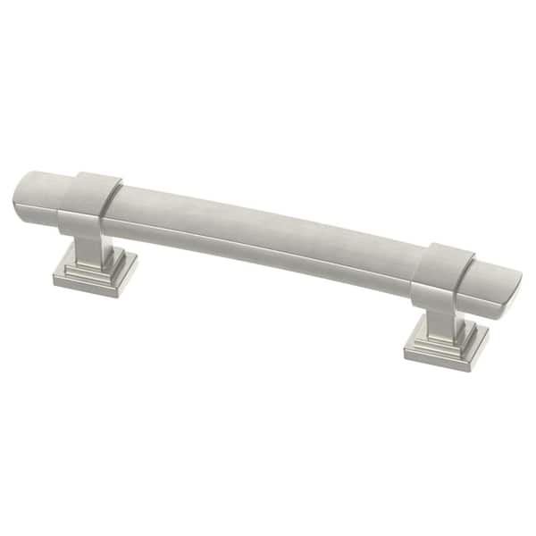 Liberty Liberty Wrapped Square 3-3/4 in. (96 mm) Satin Nickel Cabinet Drawer Bar Pull