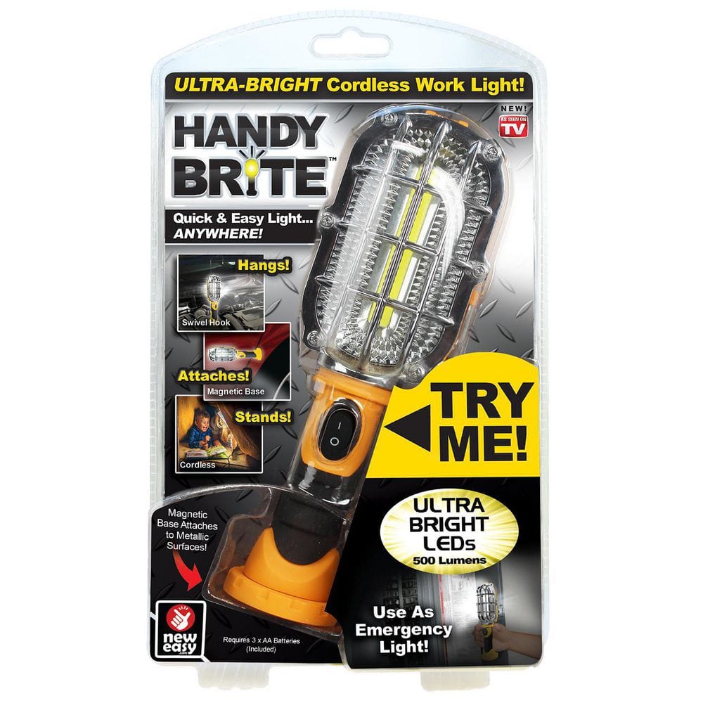 Handy Brite Ultra-Bright Yellow Cordless LED Work Light