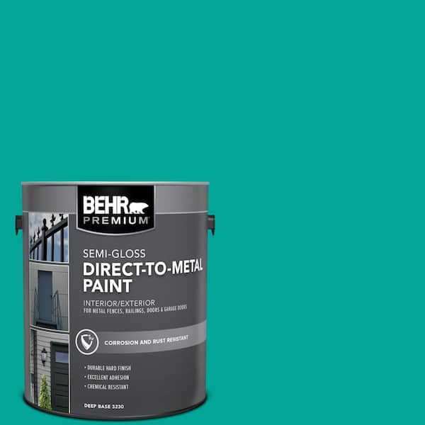 1 gal. #HDC-MD-22 Tropical Sea Semi-Gloss Direct to Metal Interior/Exterior Paint