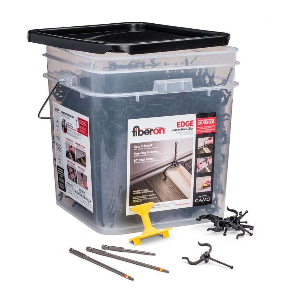 EDGE Hidden Fasteners - 90 count box - 50 sq ft (4.65 m. sq.) coverage (clips, screws, and driver bits) price history on PriceWatchPro