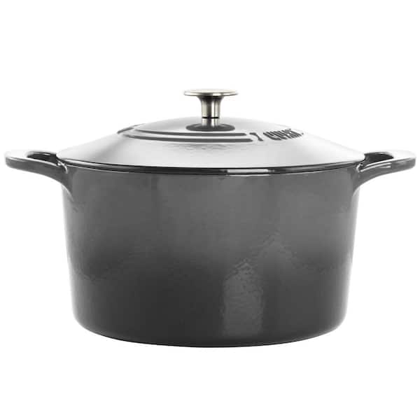 Lodge Cast Iron 7 Quart/12.25 Inch Cast Iron Dutch Oven, Lid Included, Oven Safe