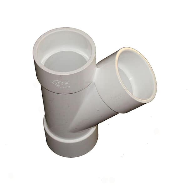 DURA 4 in. Schedule 40 PVC Wye SxSxS