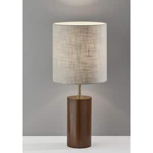 30.5 in. Brown Standard Light Bulb Bedside Table Lamp
