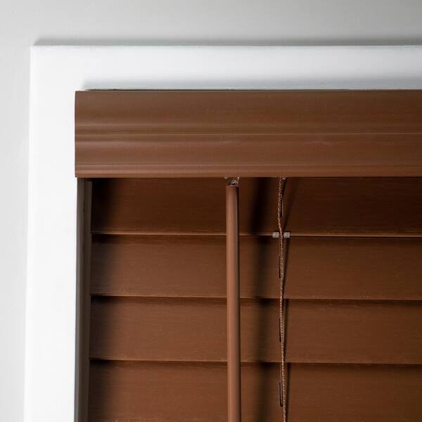 hide Pridian / Venetian Dark＋2枚 Eclipse Dark Oak Cordless Room Darkening Venetian Faux Wood