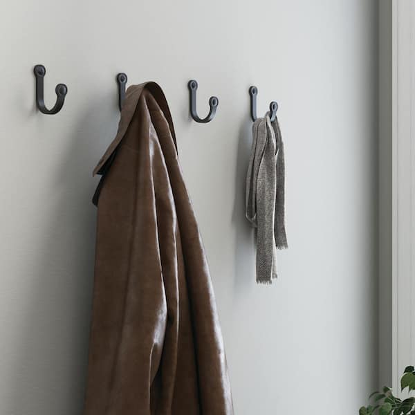 Coat Rack | Wall Mounted with 12 Triple Prong Hooks