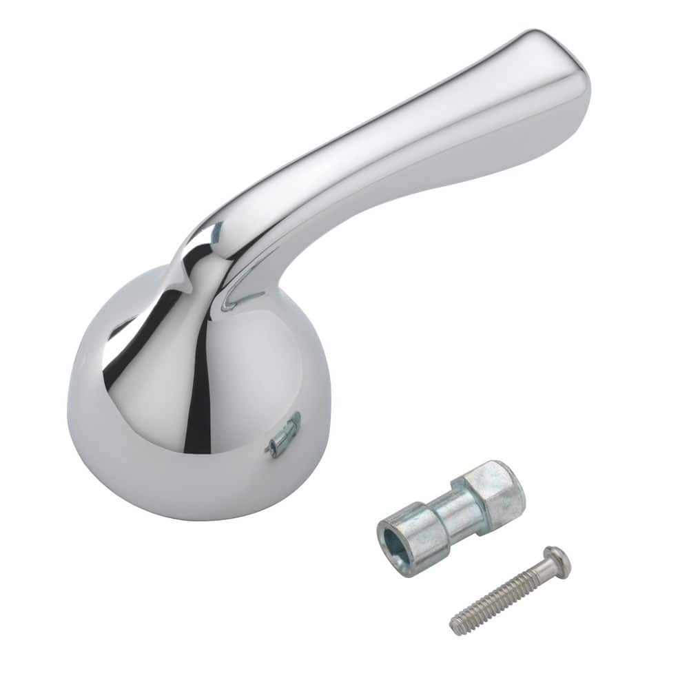 Delta 1-Pack Foundations Tub and Shower Faucet Metal Lever Handle Kit in Chrome