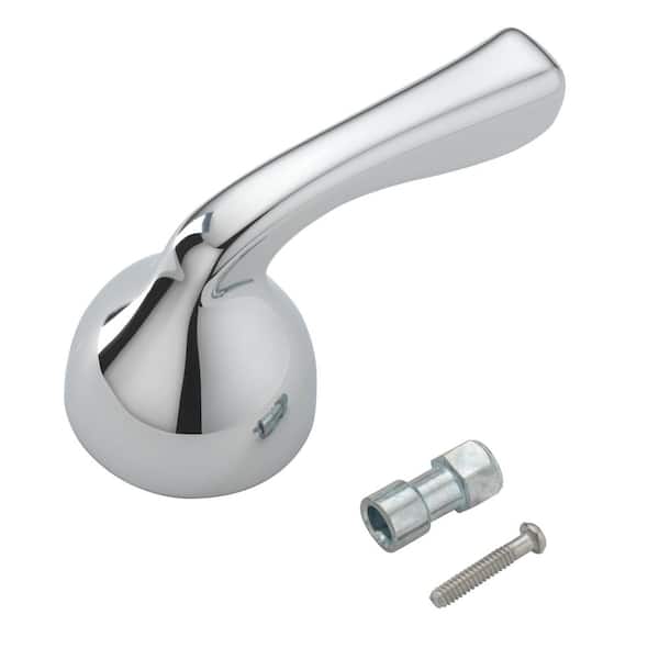 1-Pack Foundations Tub and Shower Faucet Metal Lever Handle Kit in Chrome