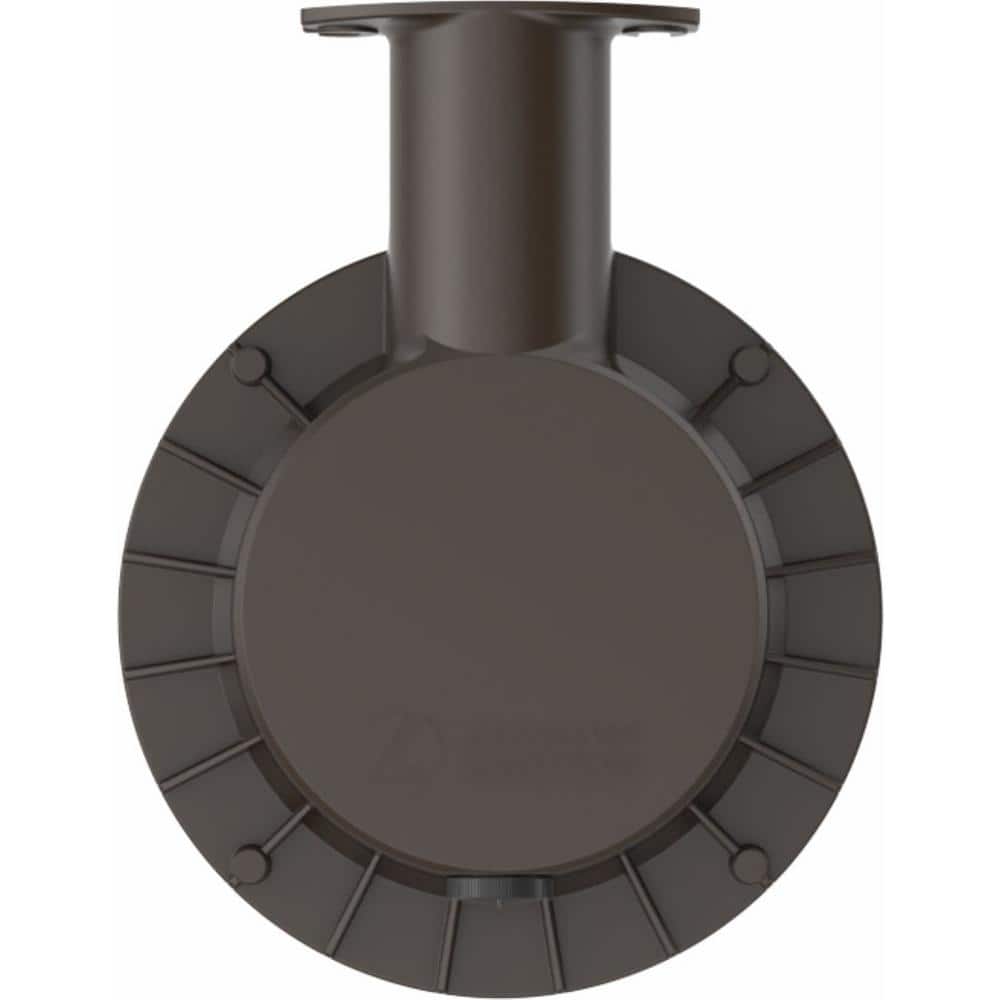 Dark Bronze Aluminum Outdoor LED Security Light with Photocell