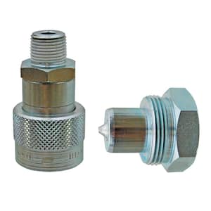 Hydraulic Hose High Flow Coupler Kit, Male and Female