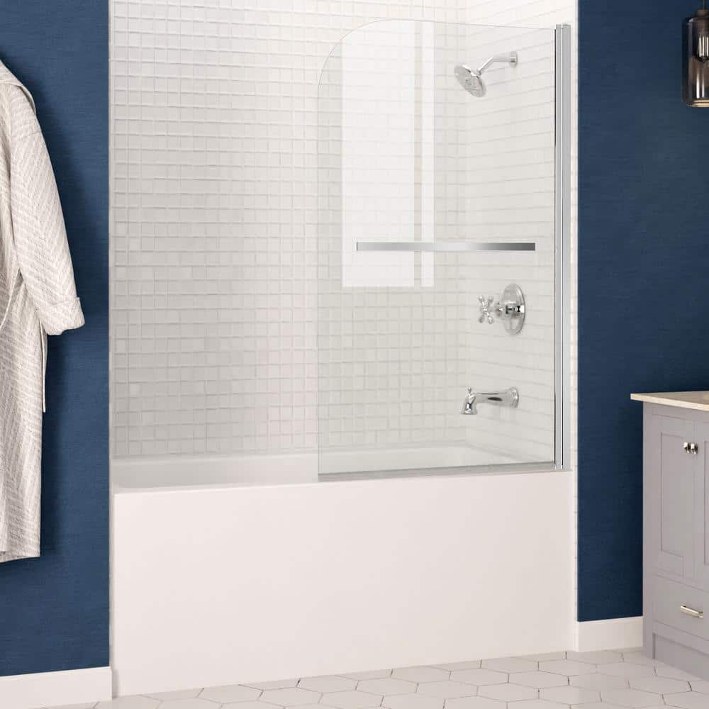 60 in. L x 30 in. W x 79 in. H Right Drain White Rectangular Tub with Frame