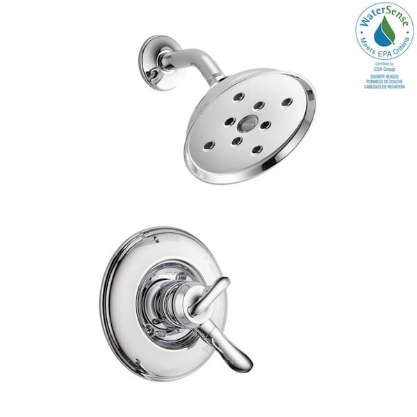 Delta Linden 1-Handle H2Okinetic Shower Only Faucet Trim Kit in Chrome (Valve Not Included)