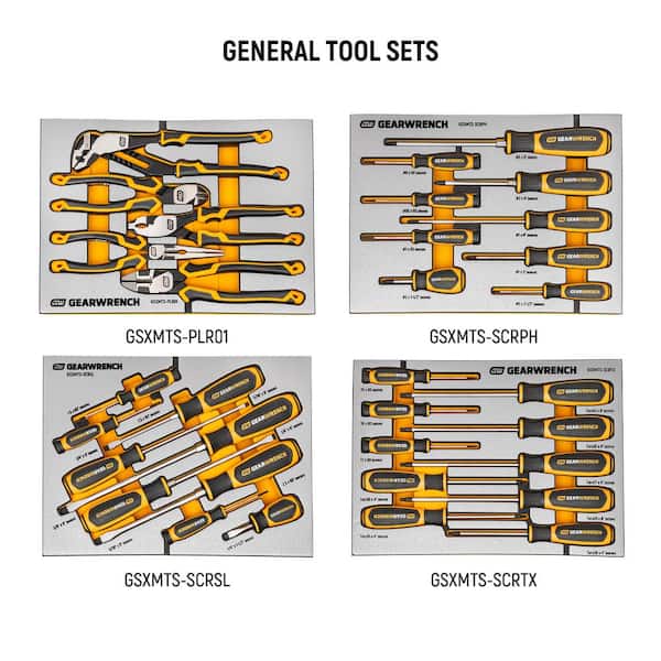 GEARWRENCH MEGAMOD 72 in. x 25 in. 18-Drawer Mobile Workbench