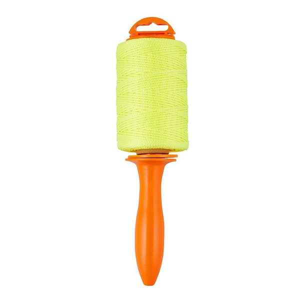 1/16 in. x 500 ft. Yellow Nylon Mason Line Twine with Reel